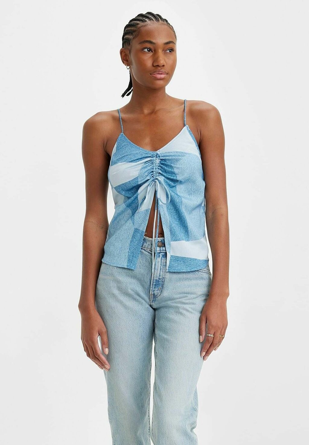 

Топ ARA CINCH CAMI DIGITAL PRIN Levi's®, синий деним