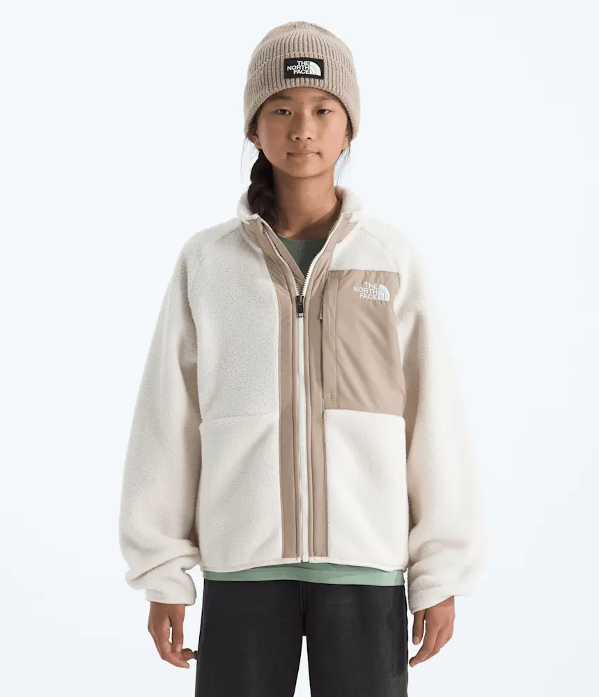 

Куртка Юмиори на молнии для девочек The North Face, White Dune/Mushroom Grey