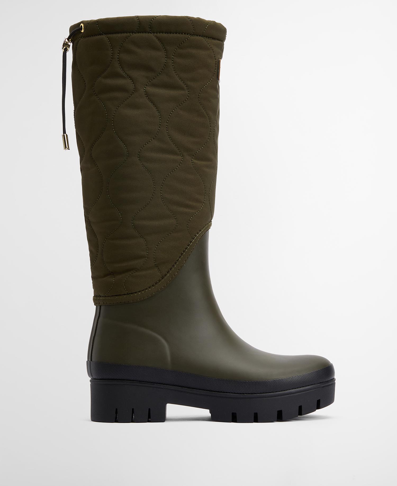 Ботинки Barbour Marnie Quilted Wellington, Olive/Black