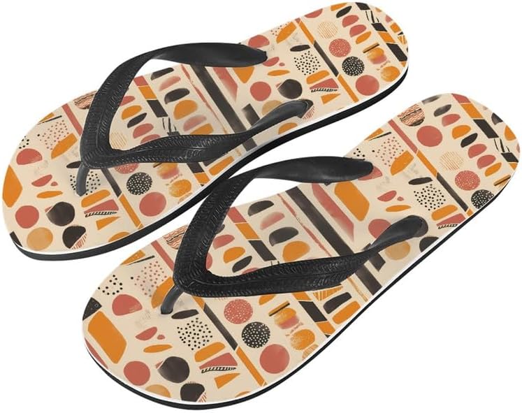 

Женские сандалии Semiouray с черепом, готические легкие летние шлепанцы с принтом в стиле племен, гавайские шлепанцы для отпуска, Tribal Geometry Pattern