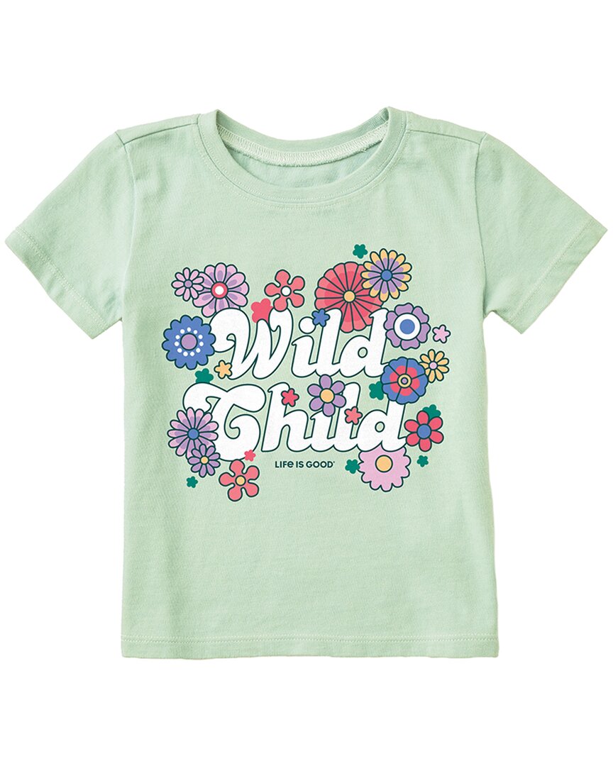 

Футболка «Жизнь хороша» с надписью «Crusher» Life Is Good, Sage Green