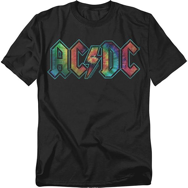 

Футболка с принтом Big & tall ac/dc tie dye logo Licensed Character