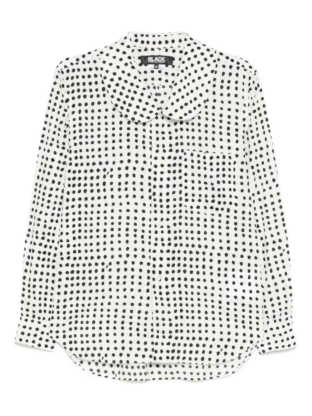 

Рубашка Filip Pagowski в полоску Black Comme Des Garçons, белый