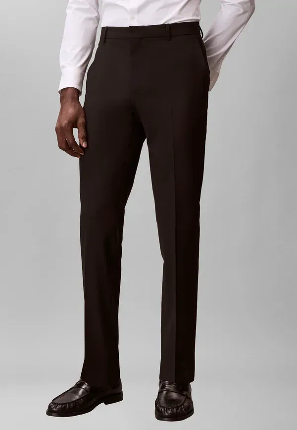 Классические зауженные брюки Calvin Klein, черный
