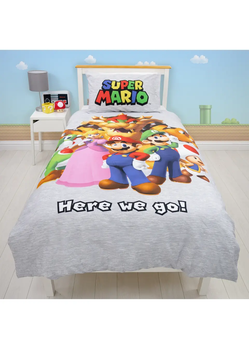 

Комплект пододеяльников с панелью Nintendo Here We Go