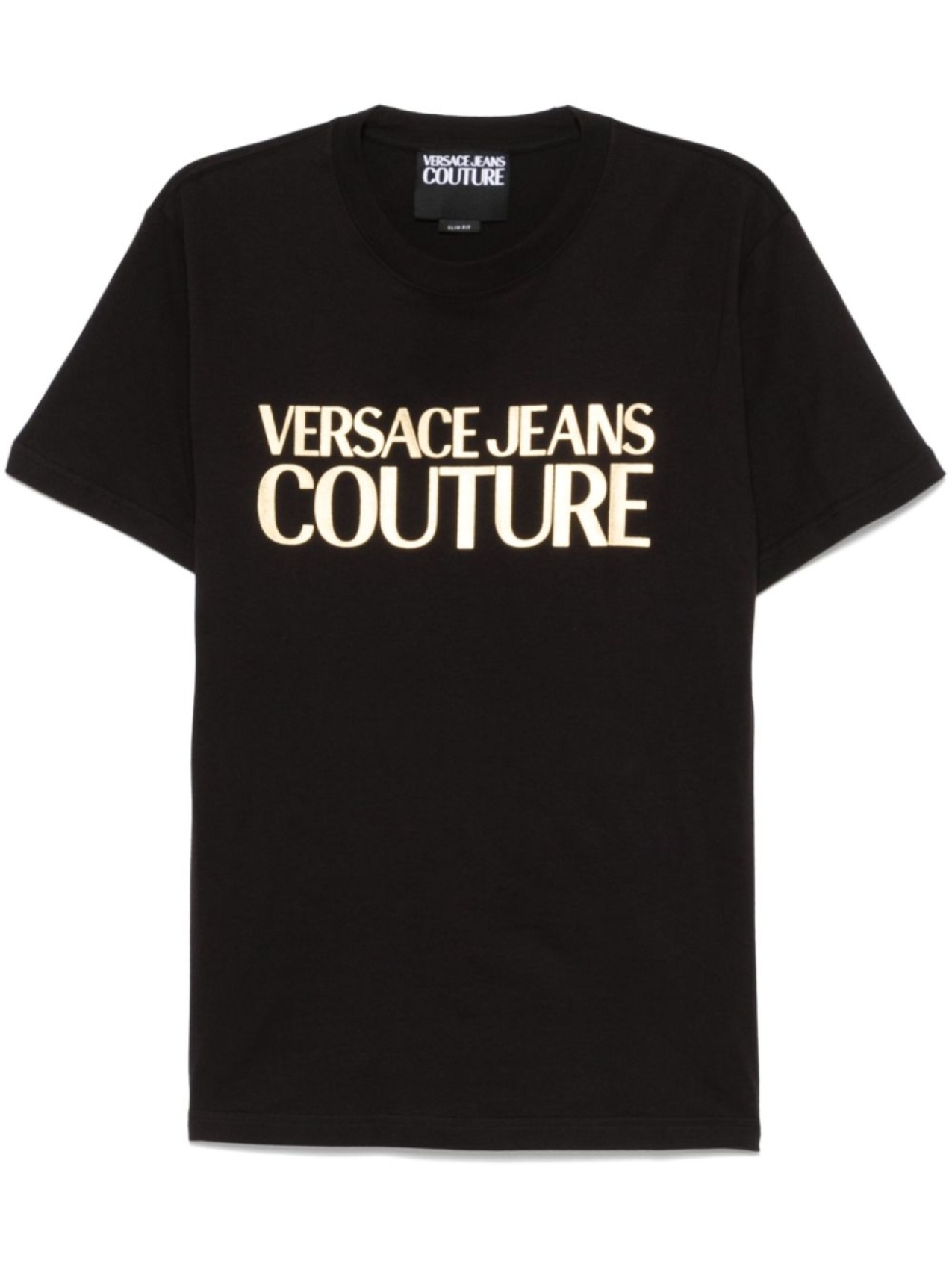 

Футболка с логотипом Versace Jeans Couture, черный