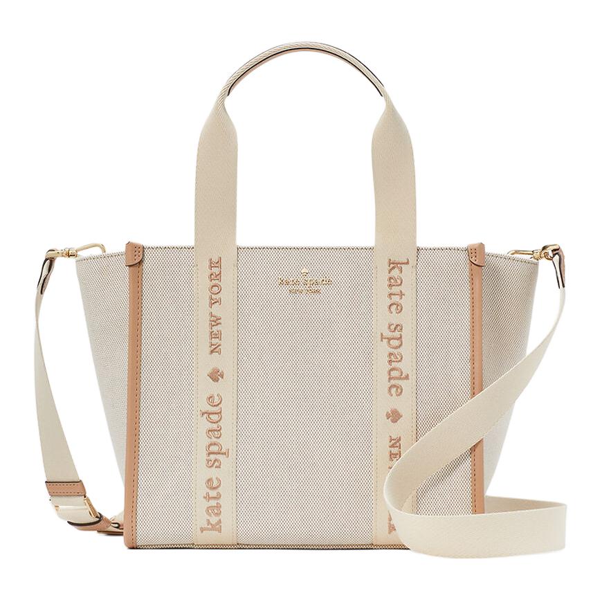 

Kate Spade Сумка из холста, тоут, шоппер, через плечо, кроссбоди, маленькая женская сумка beige & brown