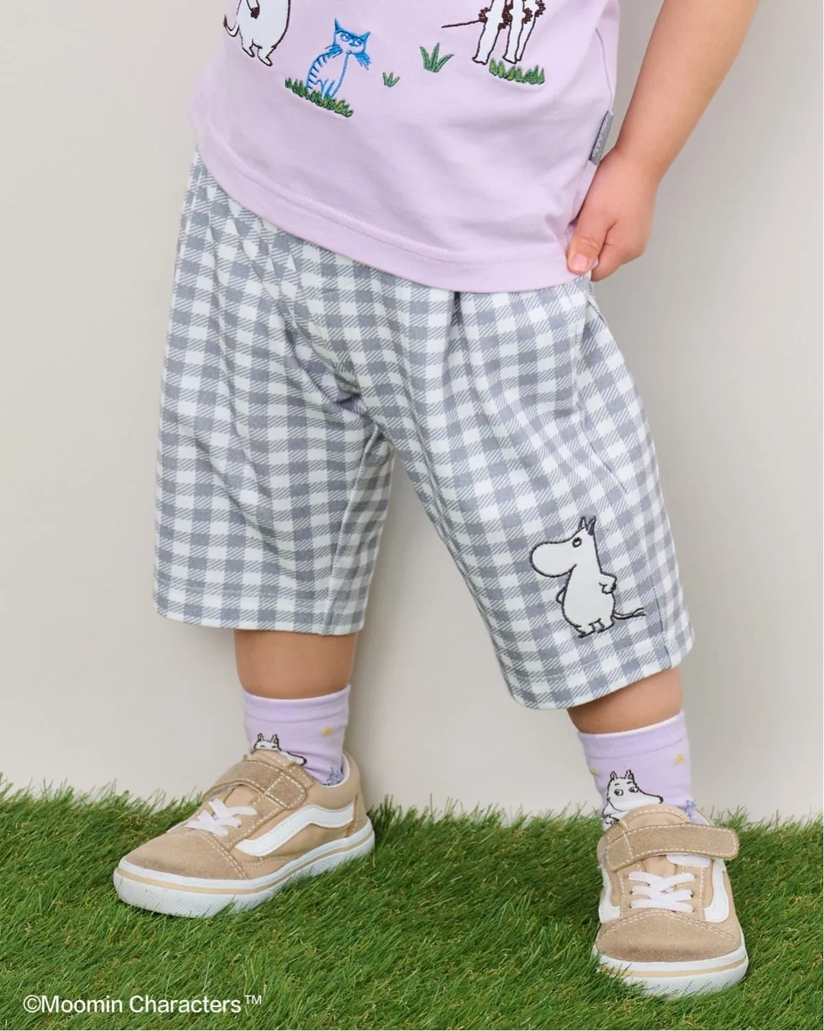 Клетчатые леггинсы 15 см Kladskap, Gray