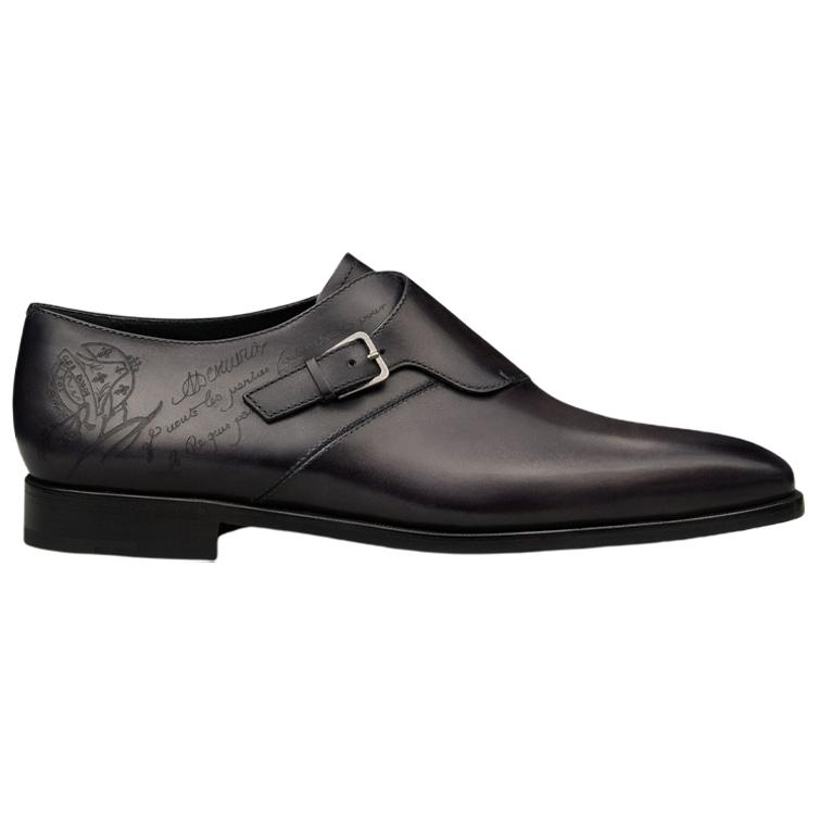 BERLUTI Démesure Scritto Casual Shoes мужские черные — фото 3