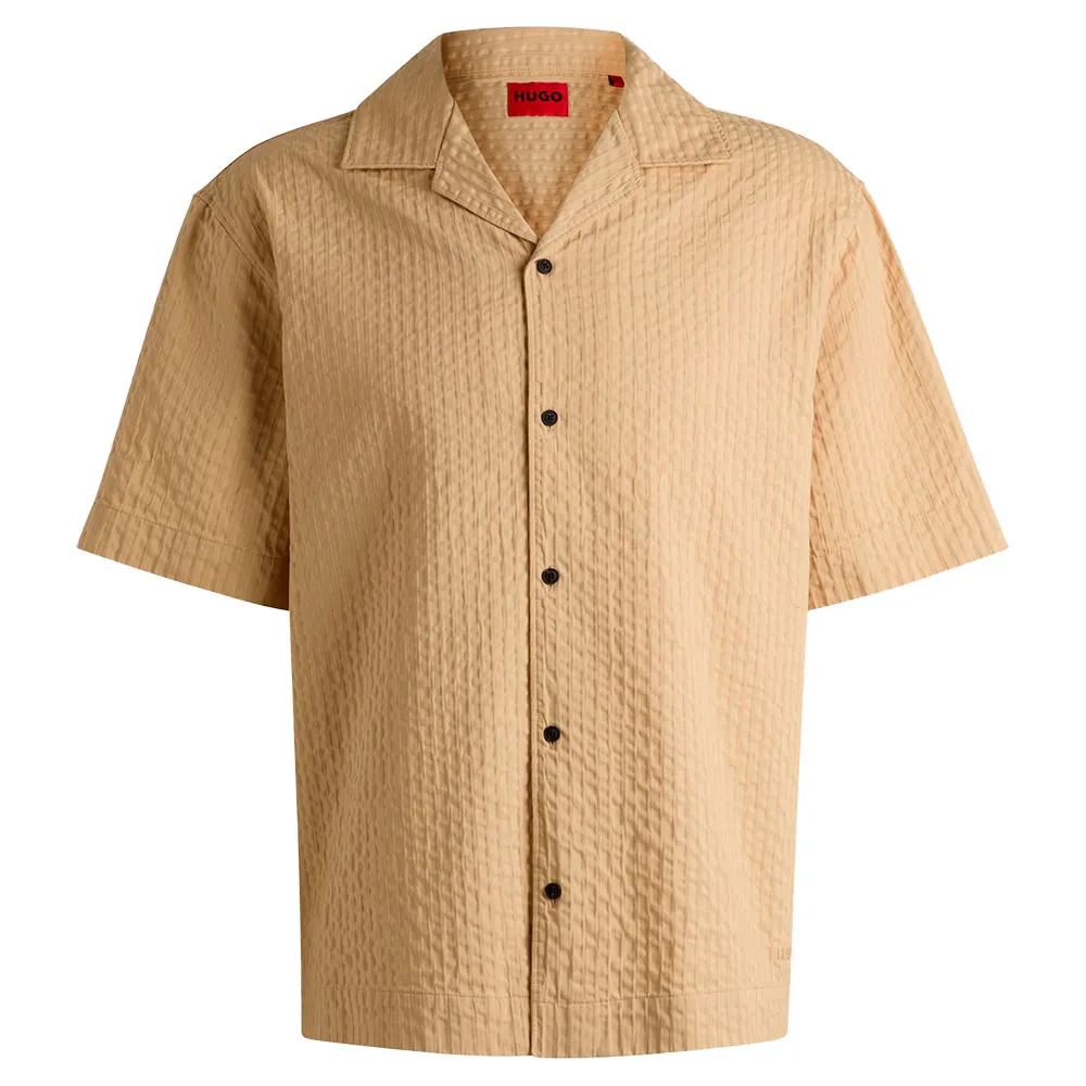 

Рубашка с коротким рукавом HUGO Espino 01, бежевый