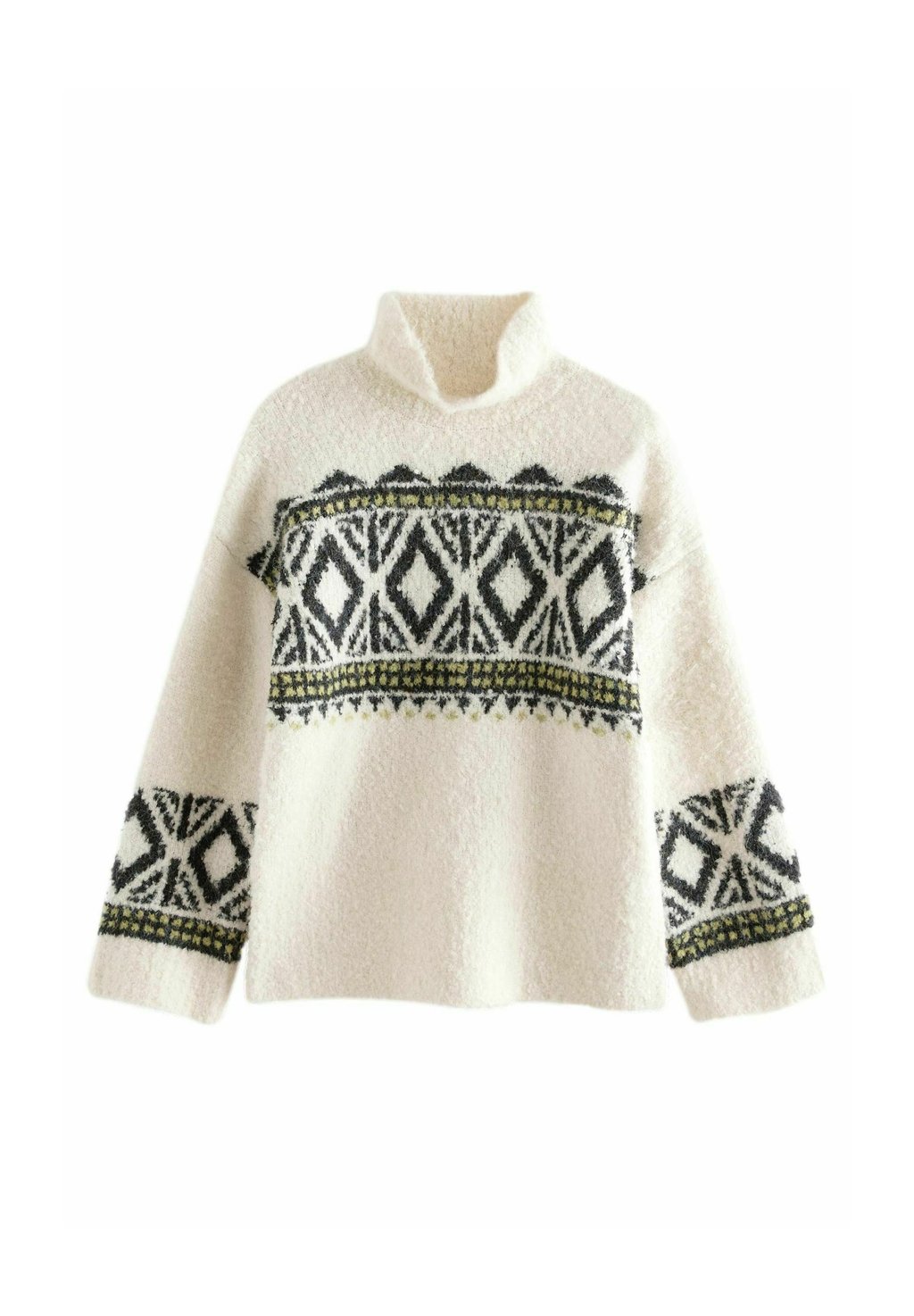 

Джемпер HIGH NECK FAIRISLE FLUFFY Next, белый