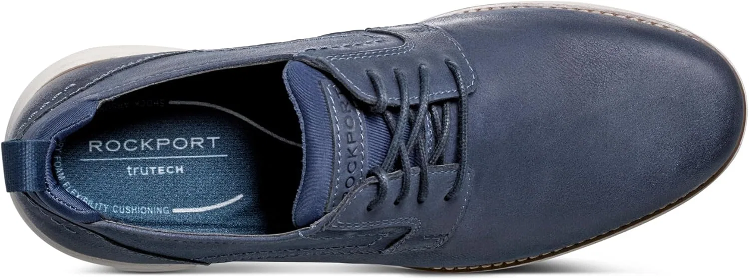 Туфли Rockport Men's Canton Oxford, Dark Blue Leather — фото 4