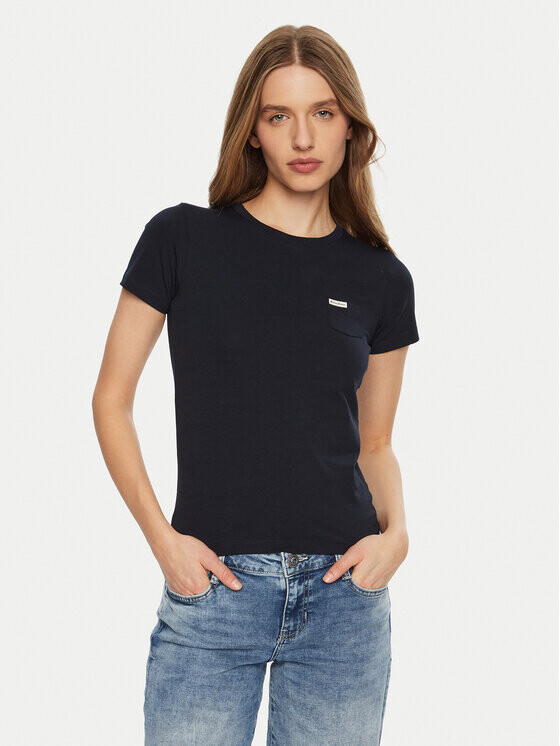 

Футболка узкого кроя Guess Jeans, синий