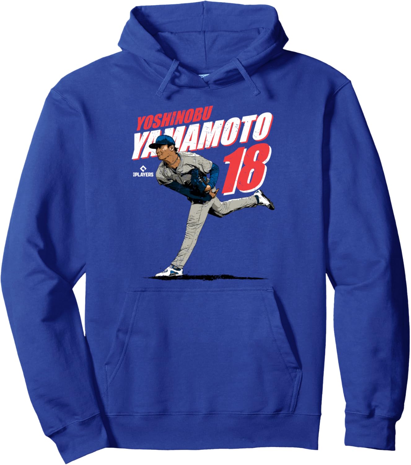 

Йошинобу Ямамото, Бейсболист MLB, Худи MLBYAM3006, синий License Champs