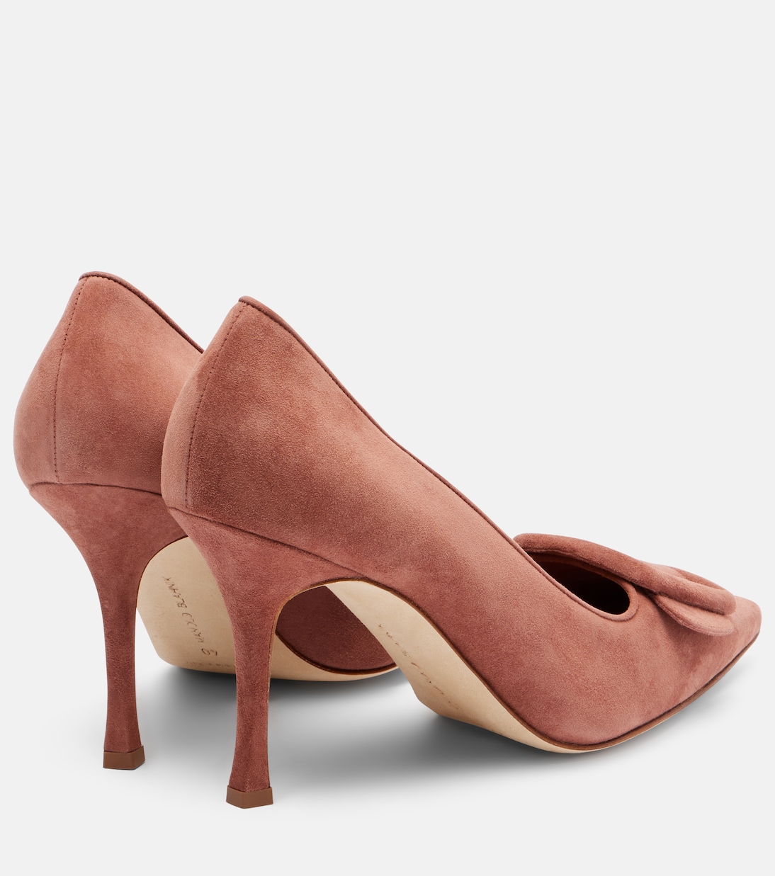 Maysale 90 замшевые лодочки Manolo Blahnik, 2118 MBRW — фото 2