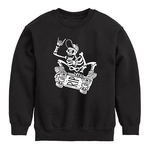 

Детский флисовый свитшот с принтом rock, paper, scissors skeleton crew Licensed Character, Black