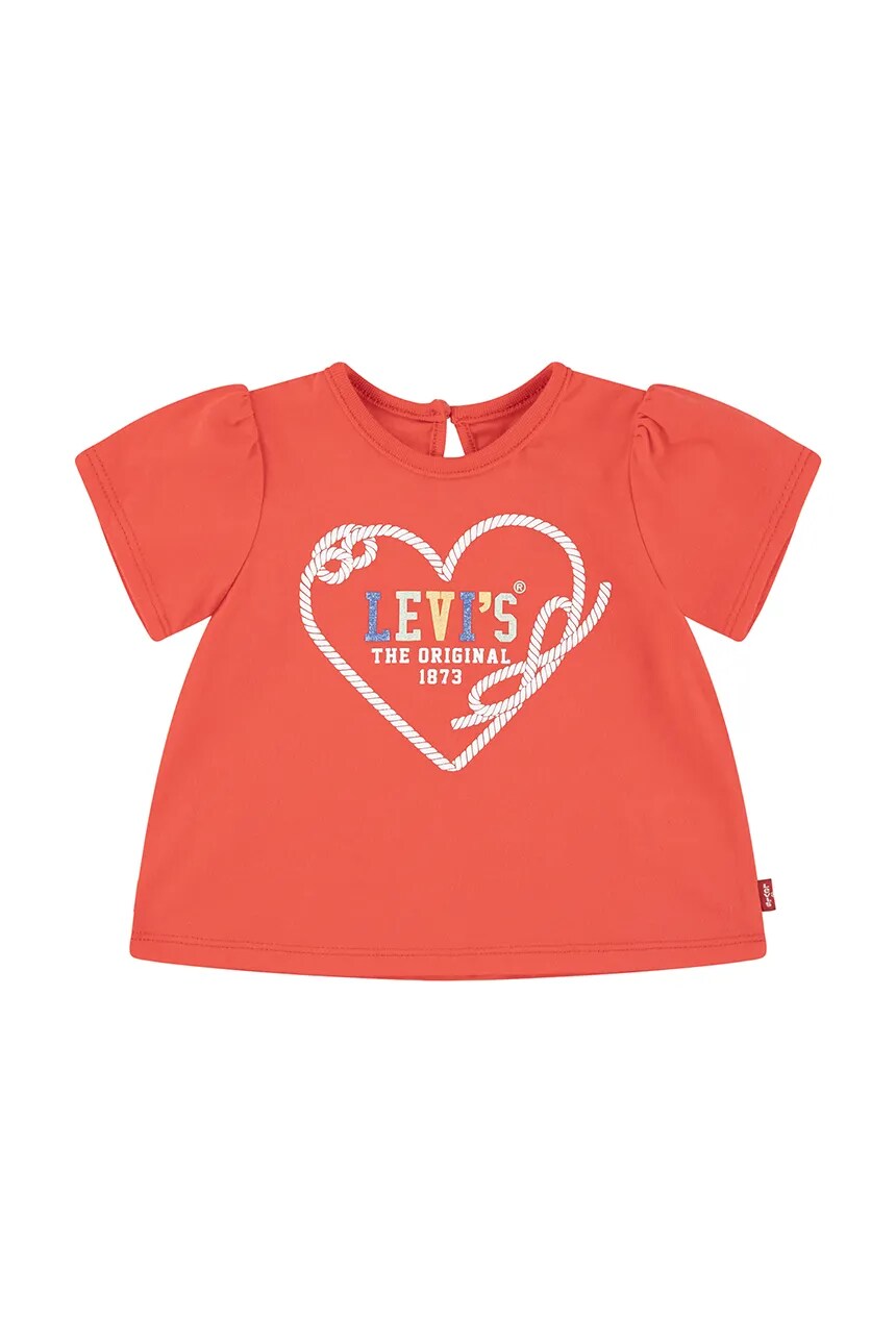 

Футболка baby HEART SS PUFF SLEEVE SLV TEE Levi'S, красный