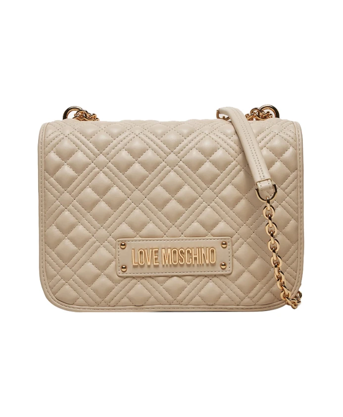 

Сумка через плечо цвета слоновой кости, шикарный дизайн Moschino, бежевый