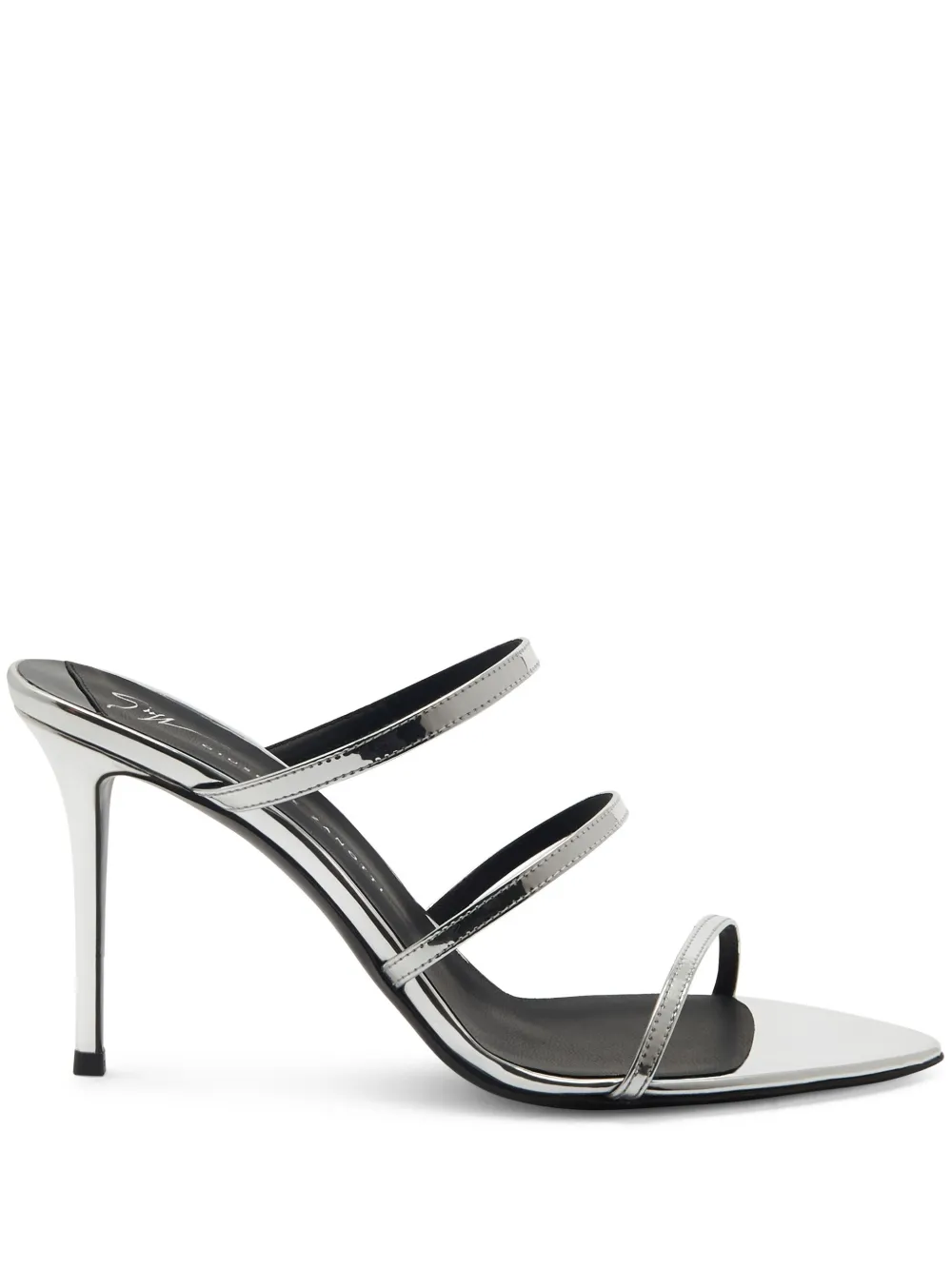 Босоножки Alimha 9 Giuseppe Zanotti, серебяный