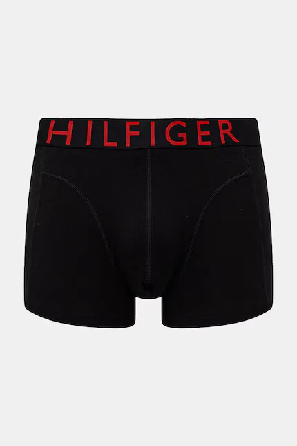 Боксеры мужские из хлопка 3 шт Tommy Hilfiger, черный — фото 2
