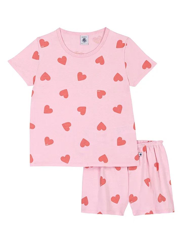 Пижама из хлопка PETIT BATEAU, розовый