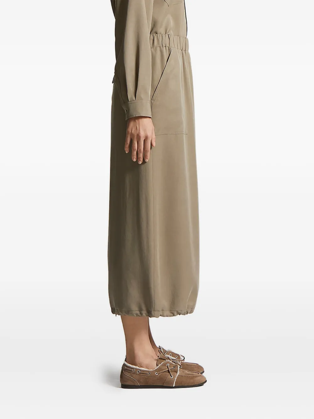 

Юбка с резинкой на талии Peserico, зеленый