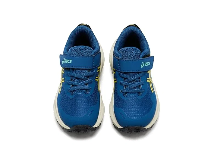 Кроссовки на шнуровке Pre Venture 11 ASICS Kids, Twilight Blue/Cacti — фото 3