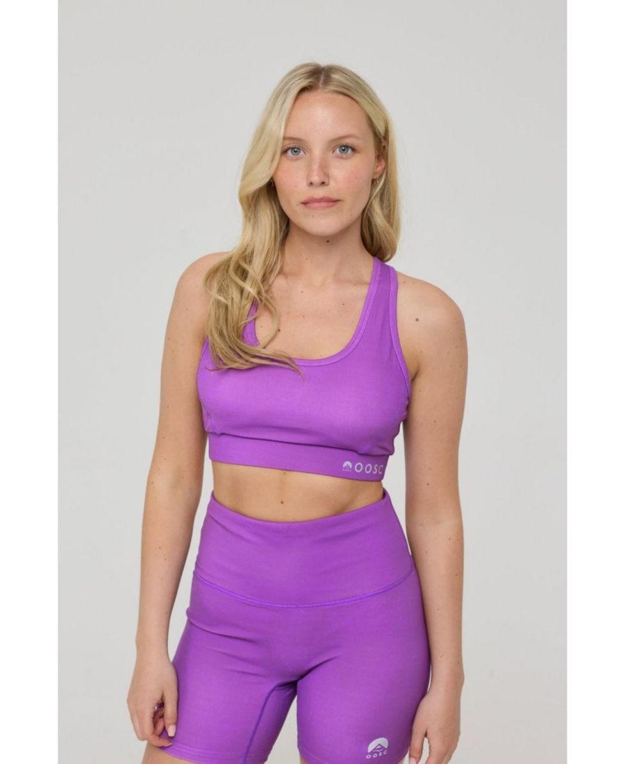 

Спортивный бюстгальтер с высокой степенью поддержки и перекрестной спинкой - фиолетовый OOSC, Purple