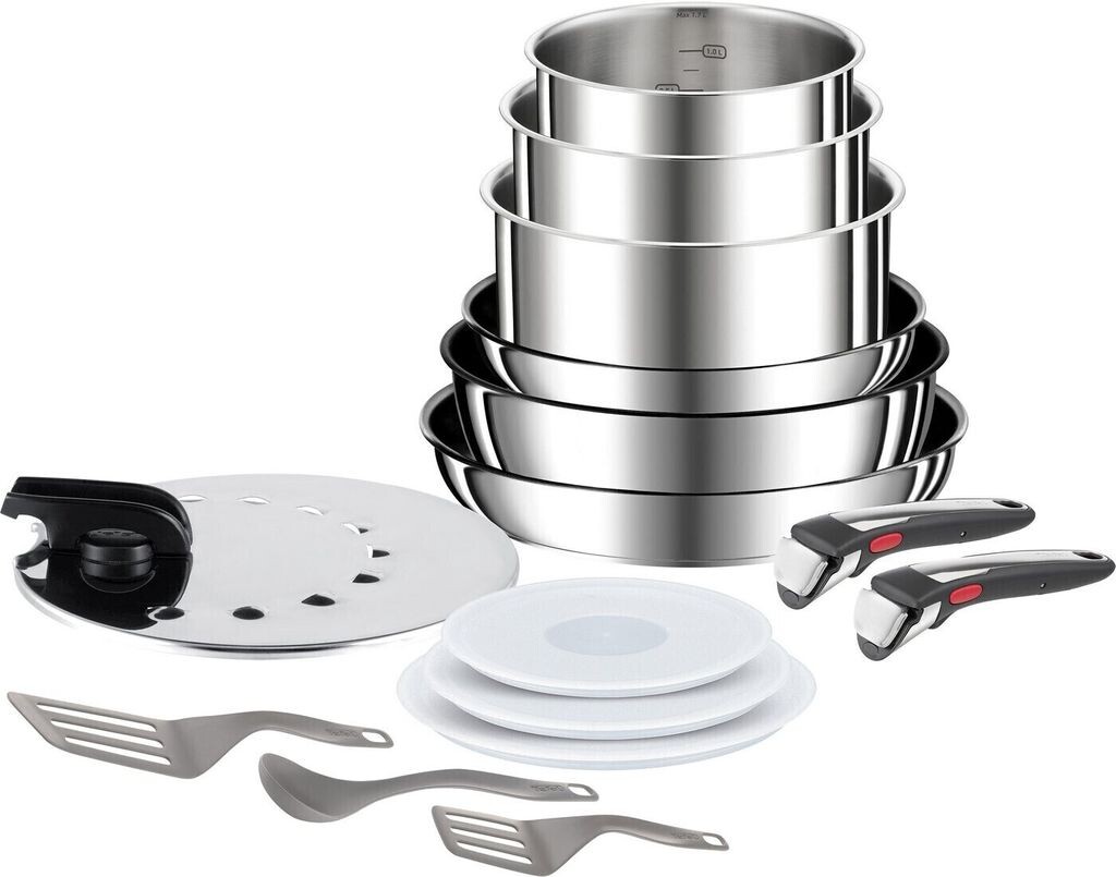 

Tefal L97495 Ingenio Preference On, 15 предметов, серебро