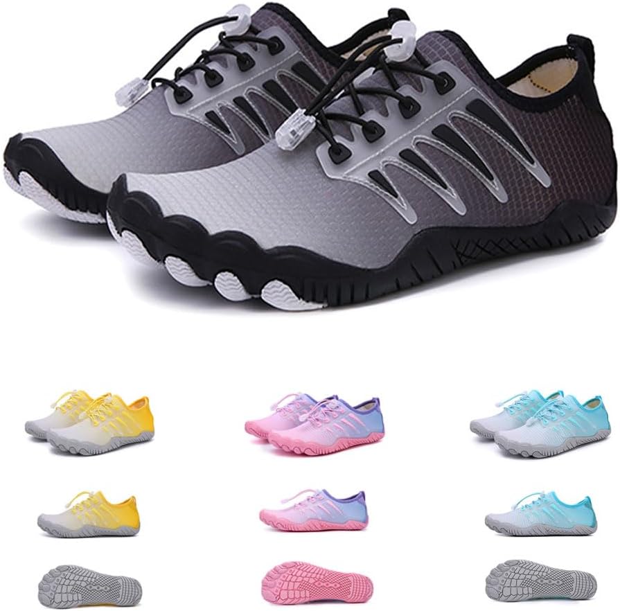 

Кроссовки для женщин и мужчин, походная обувь водонепроницаемая, для трейлраннинга, здоровая и нескользкая с поддержкой свода стопы, дышащие кроссовки Fuccica, черный