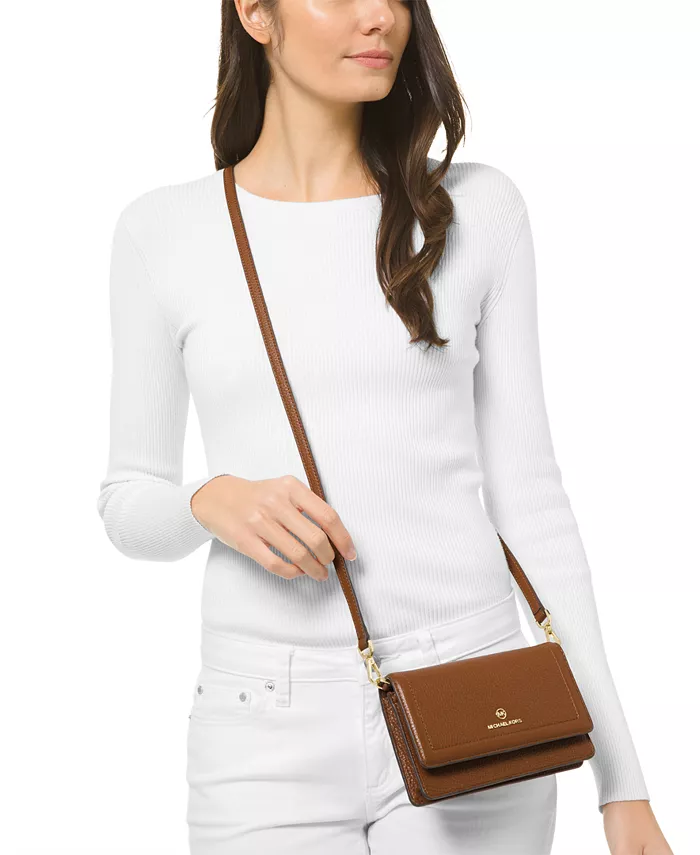 

Jet Set Charm Small Phone Конвертируемая сумка через плечо Michael Kors, белый