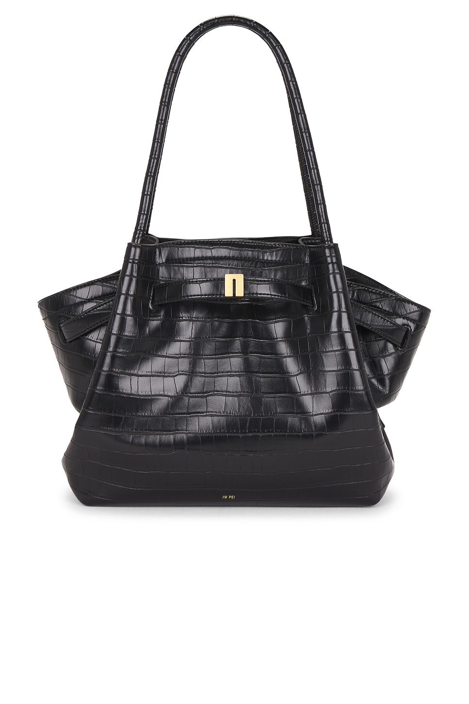 

Сумка-тоут среднего размера Hana Jw Pei, black croc