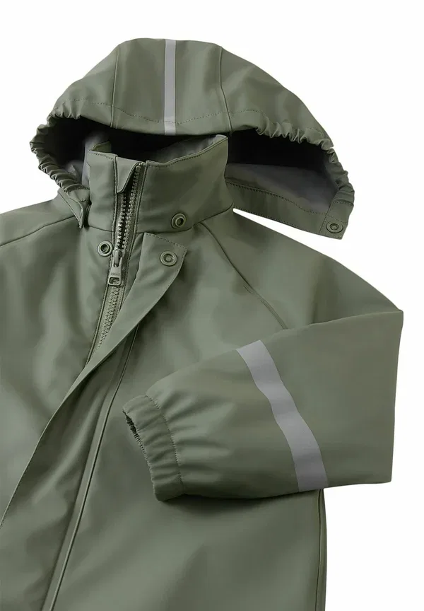 Комбинезон дождевик Regen overall veteen Reima, серо-зеленый — фото 3