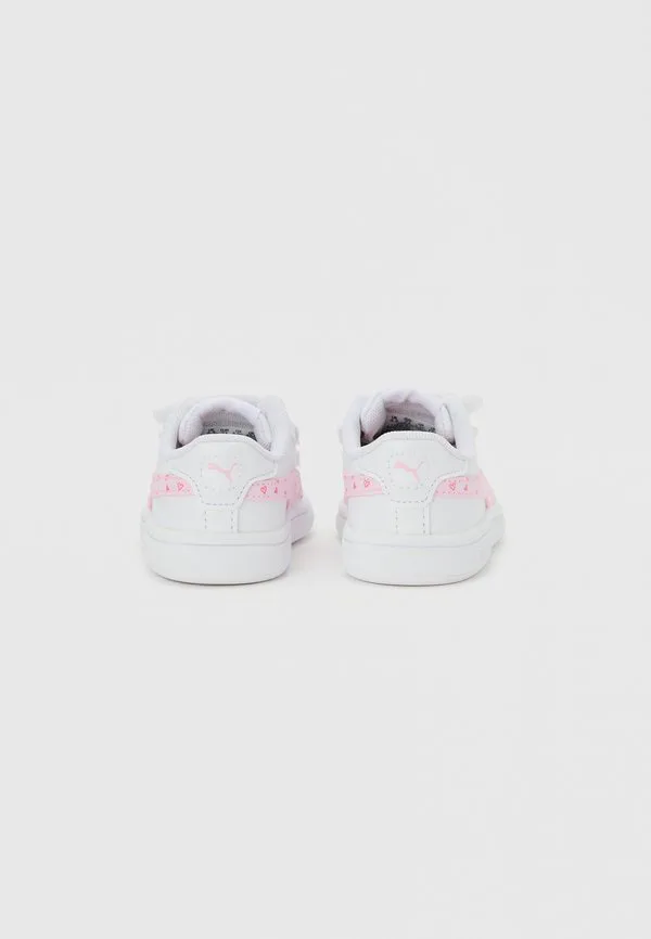 Кроссовки унисекс smash 3.0 Puma, White/Pearl Pink — фото 3