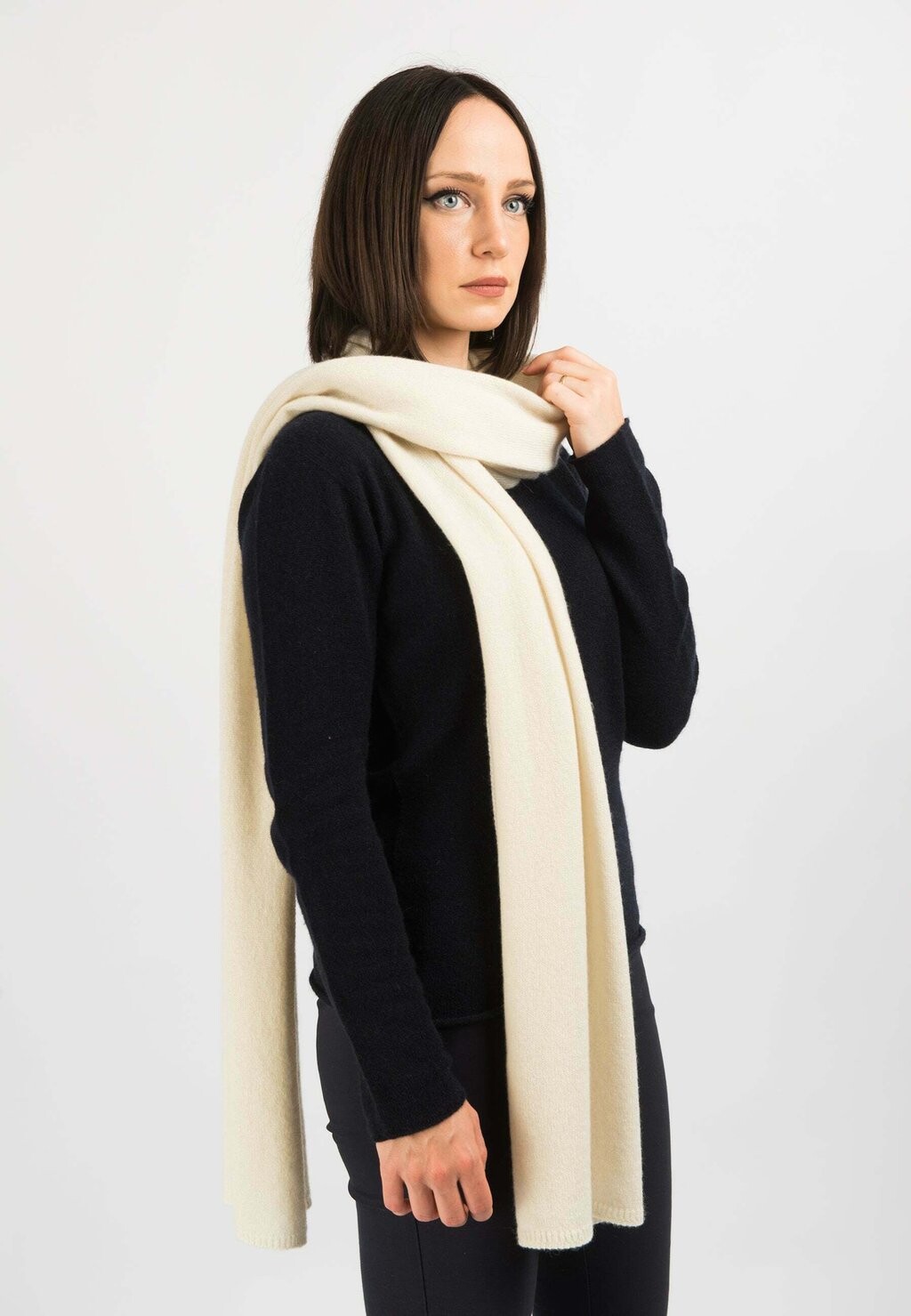 

Шарф Dalle Piane Cashmere, слоновая кость