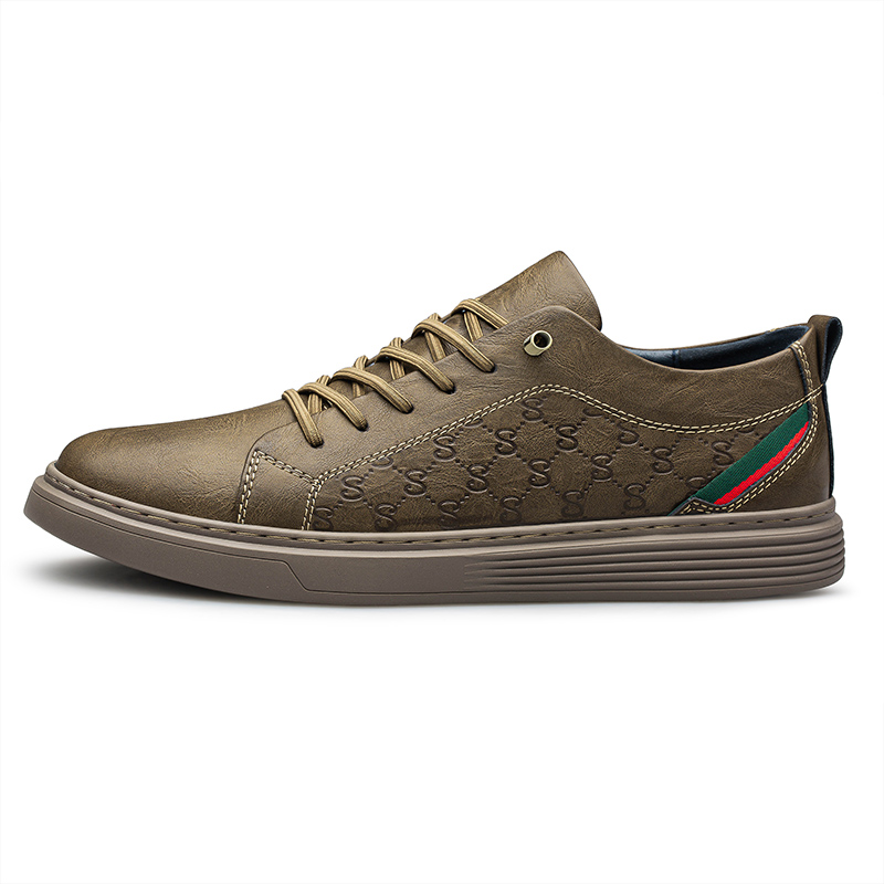 

CALIFBULL Мужские повседневные ботинки - хаки, цвет Khaki[Leather Shoe Size: Size 40 in This Model = Athletic Shoes 41]