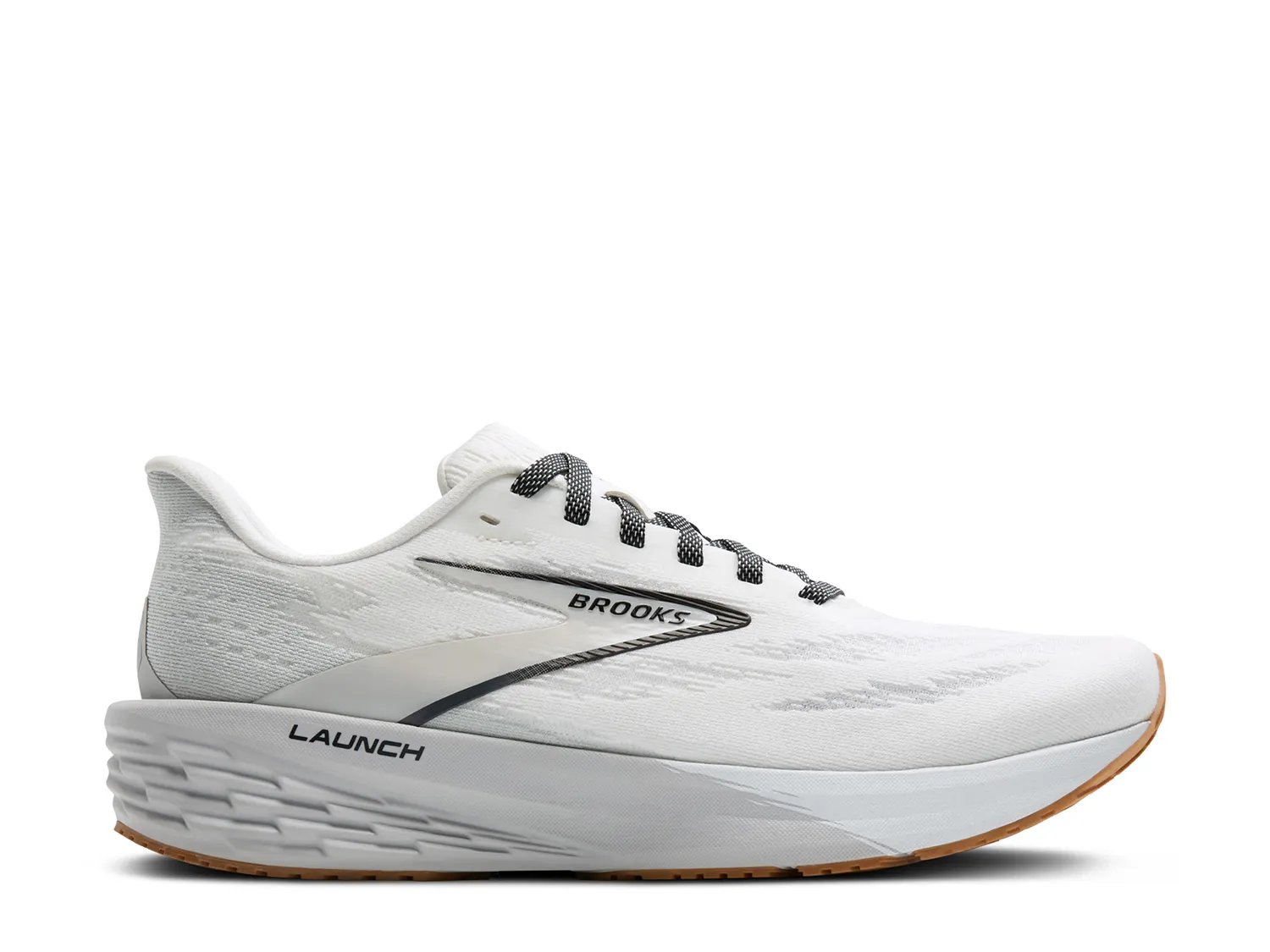 Кроссовки Brooks Launch 11 Running Shoe - Men's, белый/черный/серый — фото 4