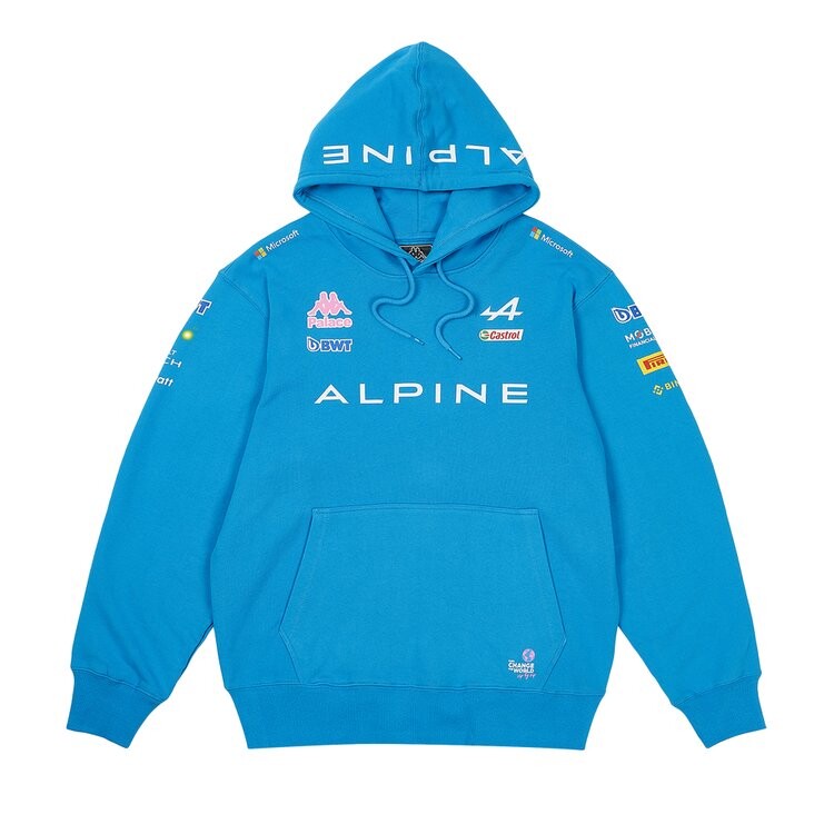 

Толстовка Palace x Kappa For Alpine 'Blue', синий