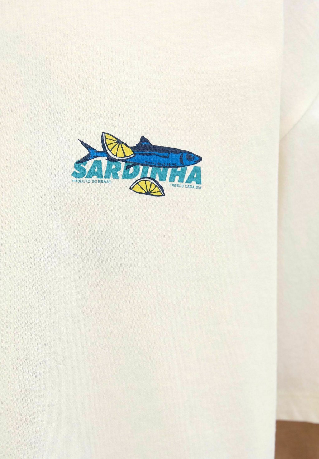 

Футболка с принтом JORSARNDIHA TEE SS CREW NECK PLS Jack & Jones, кремовый