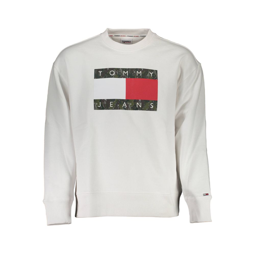 

Белый хлопковый свитер Tommy Hilfiger