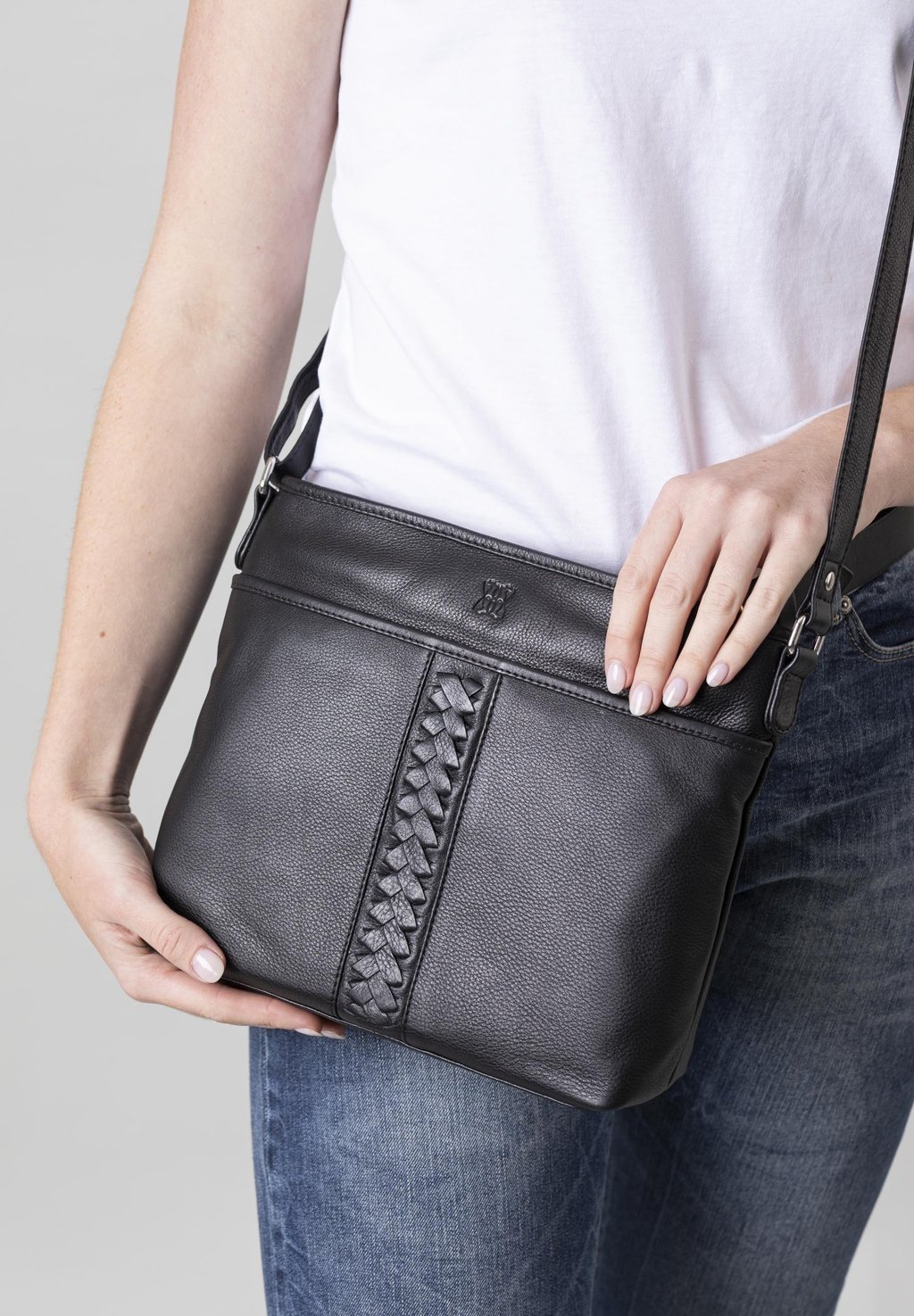 

Сумка через плечо FARLAM - Across body bag Lakeland Leather, черный