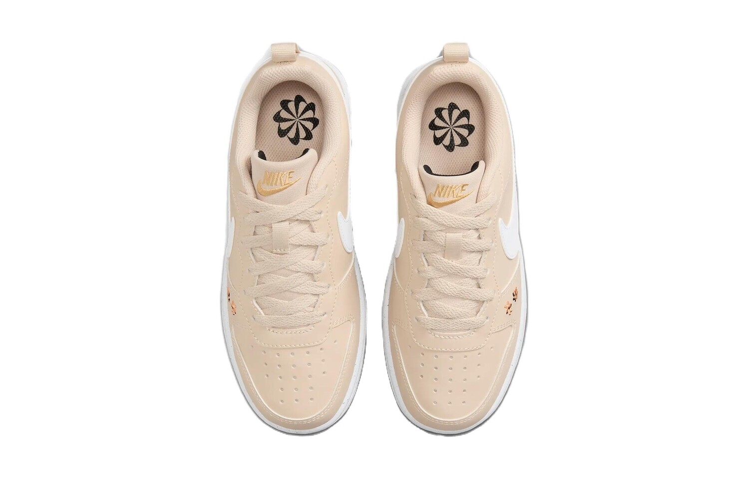 Court Borough Low Recraft SE GS «Вышитые цветы» Nike, кремовый — фото 4