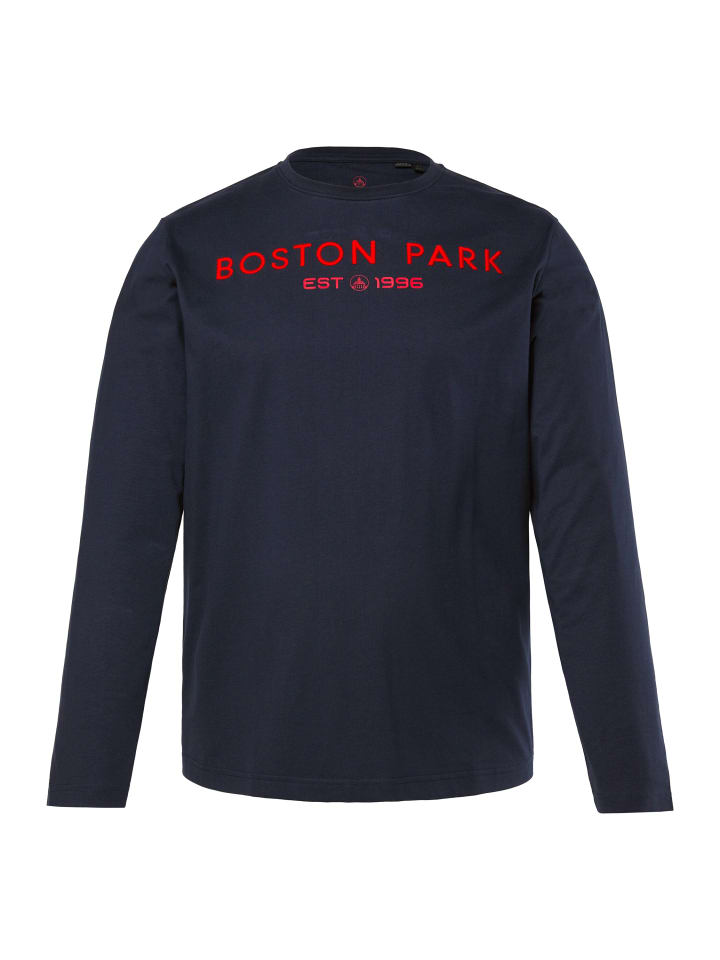 

Футболка с короткими рукавами темно-синего цвета Boston Park, Синий, Футболка с короткими рукавами темно-синего цвета Boston Park