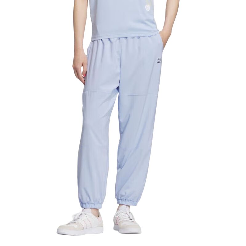 

Вязаные спортивные штаны женские голубой Adidas Neo, светло-розовый/синий