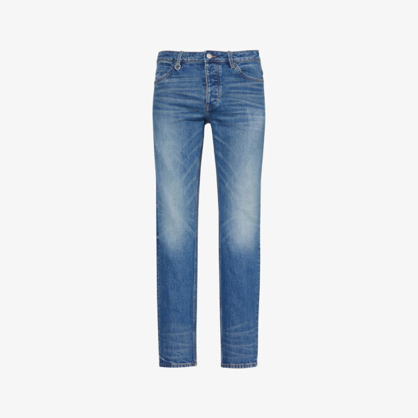 

Джинсы Lou slim-fit из эластичного денима с зауженными штанинами Neuw, индиго