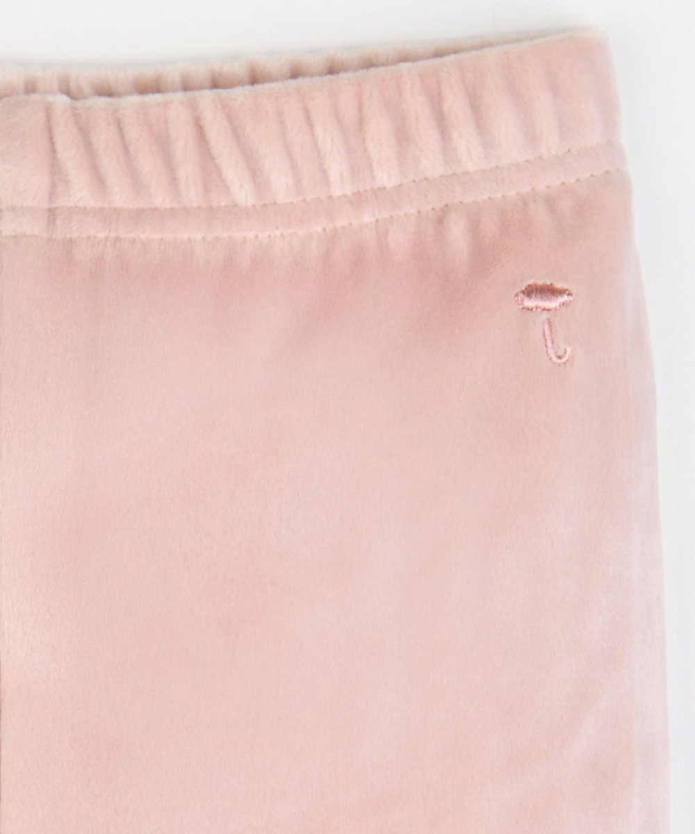 Цветные бархатные леггинсы/комбинезон Moimoln, Light Pink — фото 3