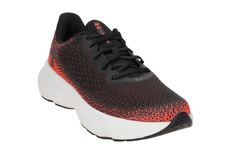 Спортивные кроссовки Under Armour Infinite, черные, оранжевые, мужские, 3027523 — фото 3