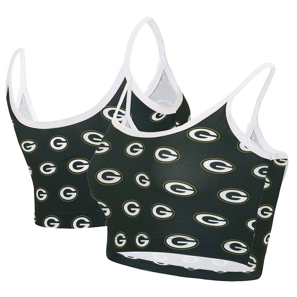 

Женский бюстгальтер без косточек Concepts Sport Green Green Bay Packers Gauge Lounge, цвет Pkr Green