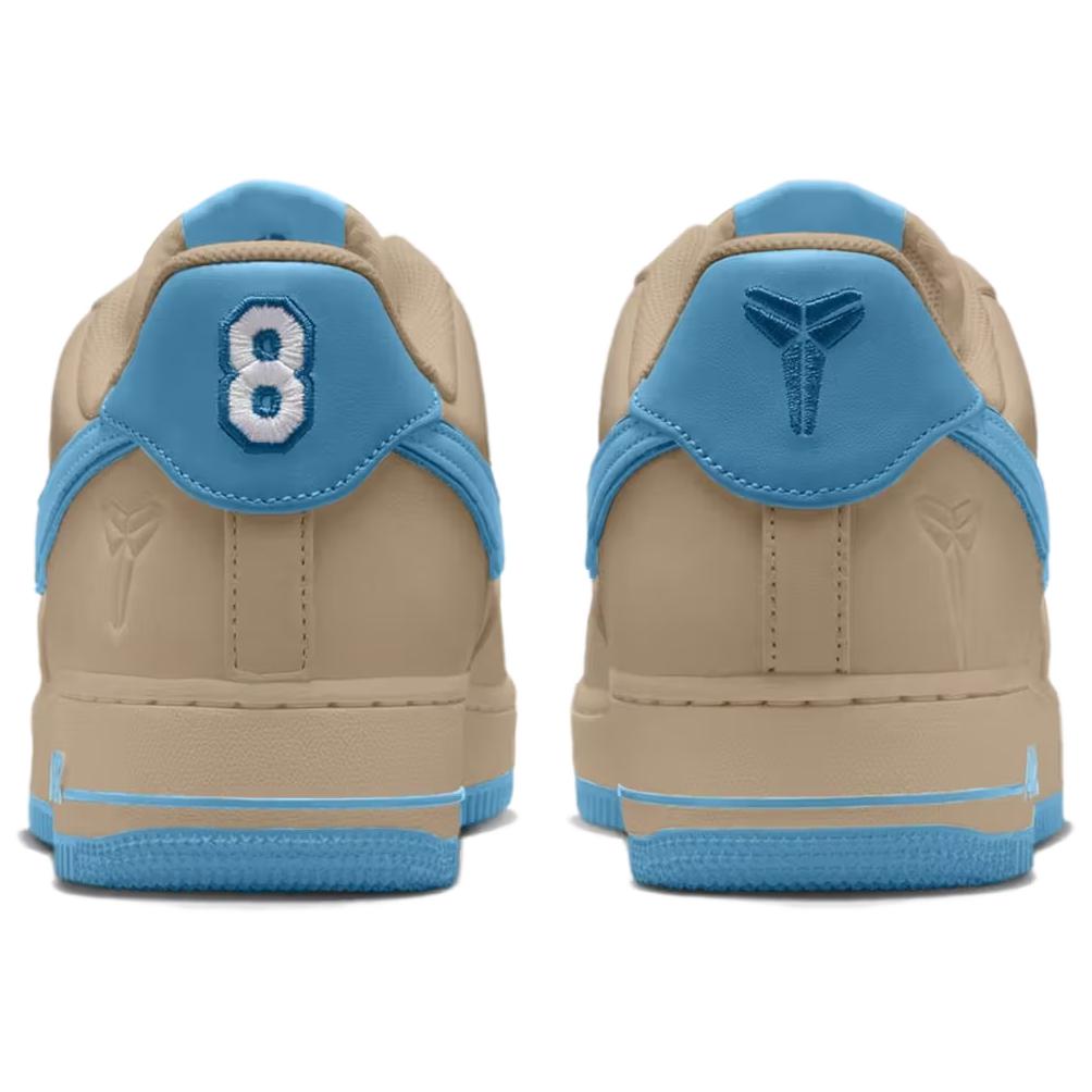 Кроссовки Air Force 1 Low top Skateboard Unisex Nike, коричневый/синий — фото 4