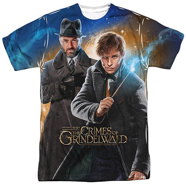 

Футболка с коротким рукавом Fantastic beasts 2 team up adult poly crew Licensed Character